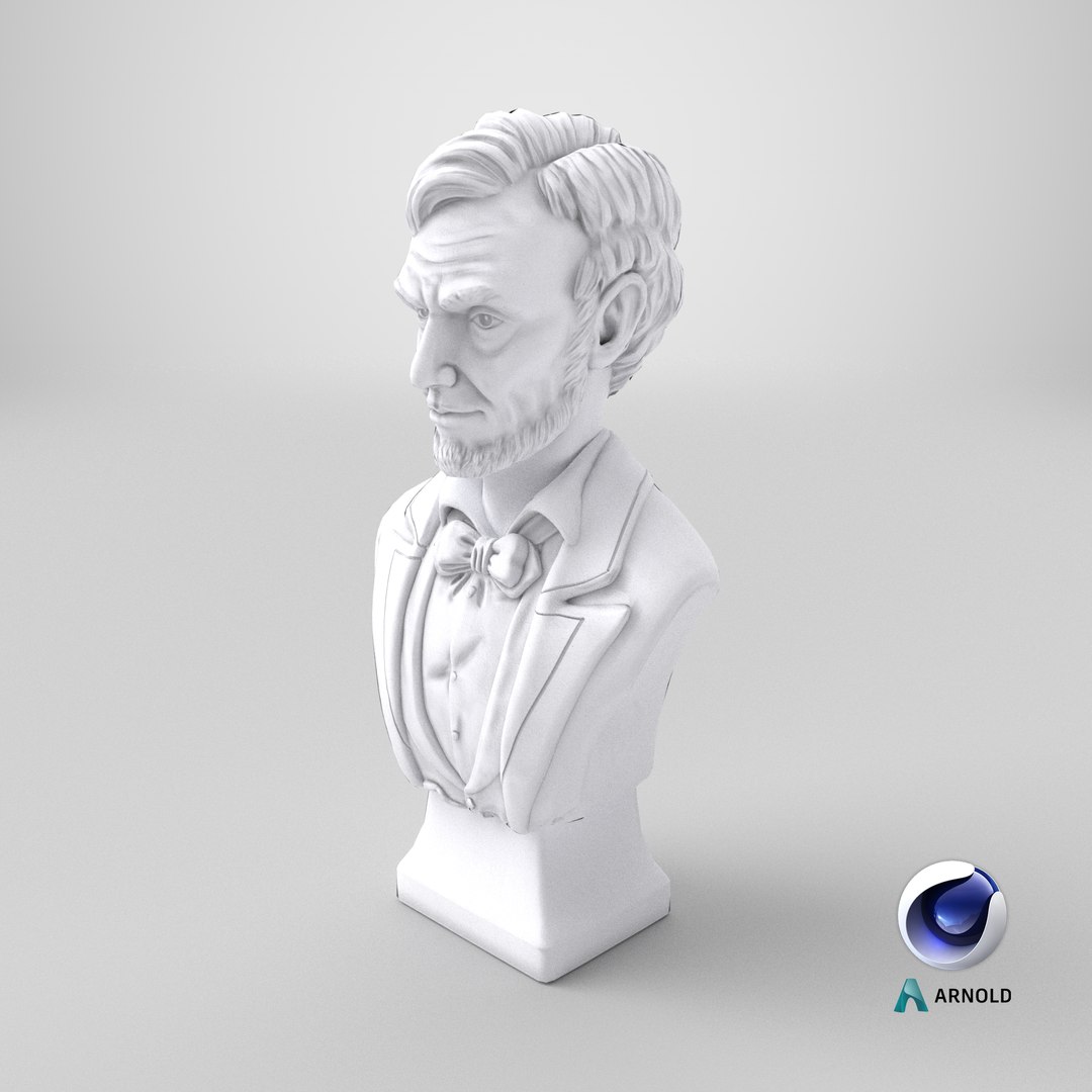 Bust of Lincoln 3D model https://p.turbosquid.com/ts-thumb/G4/S5nIpP/Di/stemcell_cinema_4d_arnold_render/png/1738138801/1920x1080/fit_q87/40bc64a3239d8582599d01851de4c3db7f54e3de/stemcell_cinema_4d_arnold_render.jpg