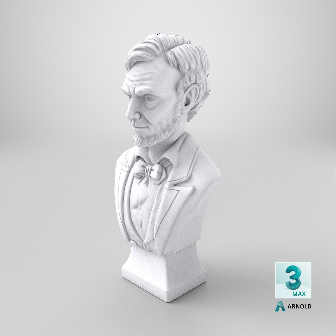 Bust of Lincoln 3D model https://p.turbosquid.com/ts-thumb/G4/S5nIpP/zl/stemcell_max_arnold_render/png/1738138806/1920x1080/fit_q87/62f27e695674fb5b3ace992c17ec1a163fed5e9f/stemcell_max_arnold_render.jpg