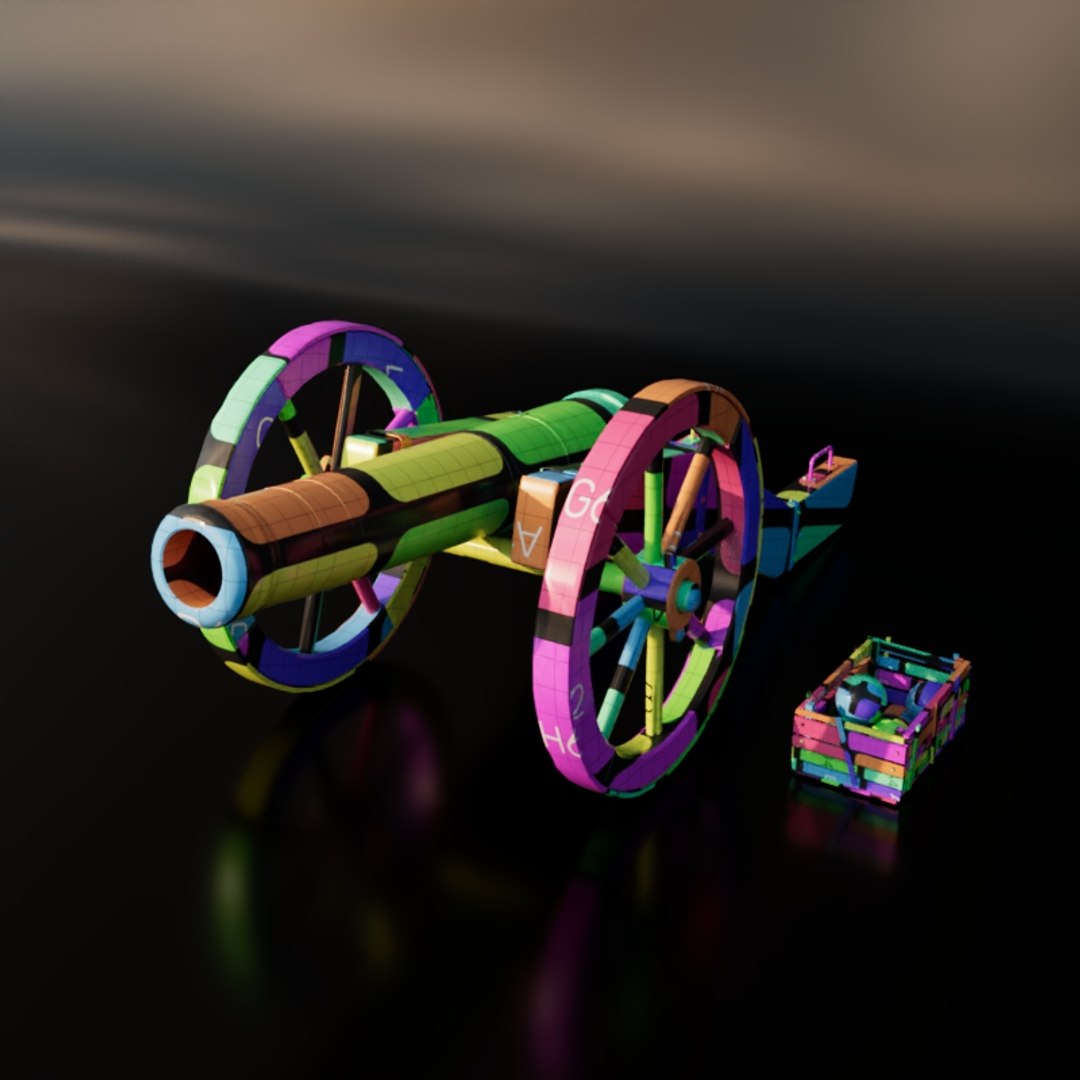 3D Medieval Cannon model https://p.turbosquid.com/ts-thumb/G4/SOzTRn/rs/cannon_uv/jpg/1722779133/1920x1080/fit_q87/a81c106c5885568963ade30bdb8b4016539b8eaa/cannon_uv.jpg
