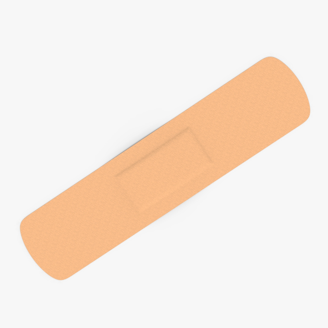 3d adhesive bandage stick model