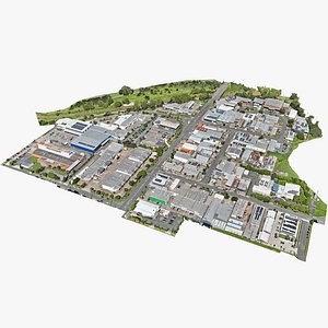 Factory Industrial Buildings 3D model