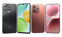 Honor Play 60A Black And Vivo V70 Elite Passion Red