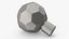 Kitchen Cabinet Handle Knob Spherical Silver