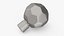 Kitchen Cabinet Handle Knob Spherical Silver