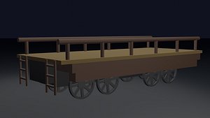 Train carriage 3D model