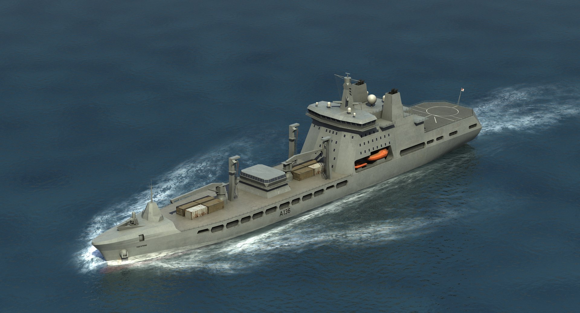 Tide Class Model - TurboSquid 1287607
