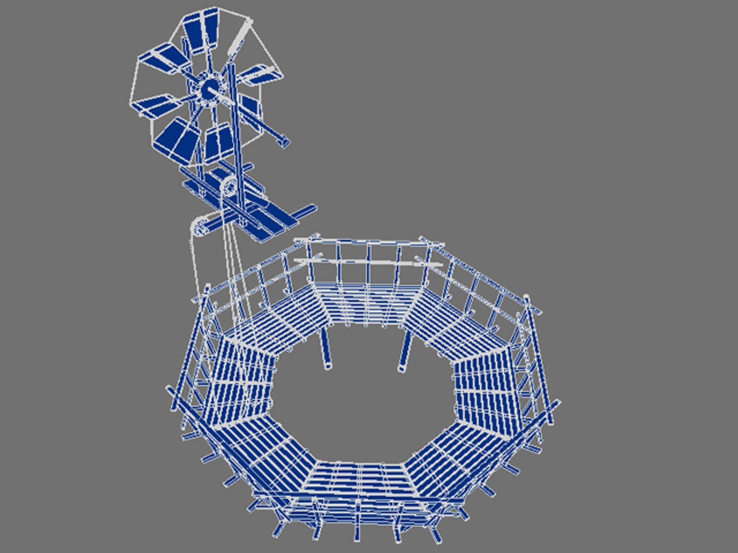 3d Model Windmill Wind