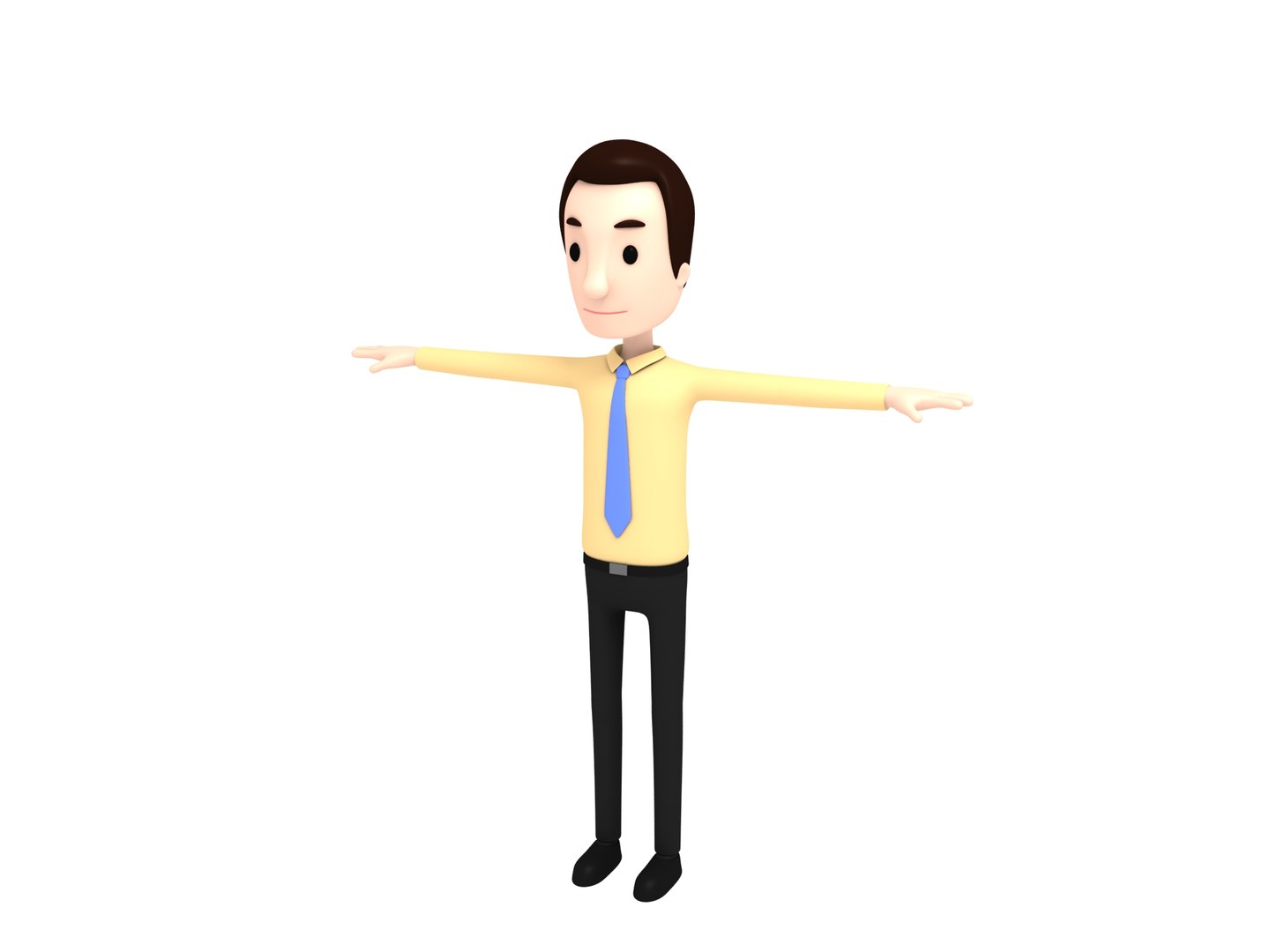 3D office man character cartoon model - TurboSquid 1336328