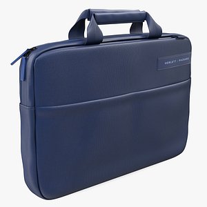 3D model toploader laptop bag hp