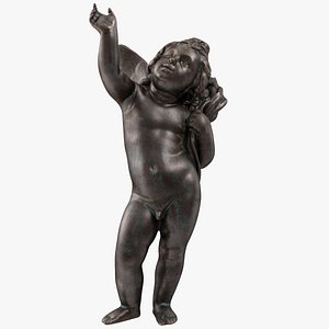 3D model Cupid Bronze Outdoor Statue