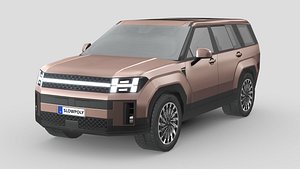 Hyundai Santa Fe 2024 3D model