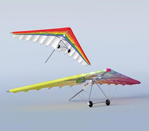 3D model hang glider