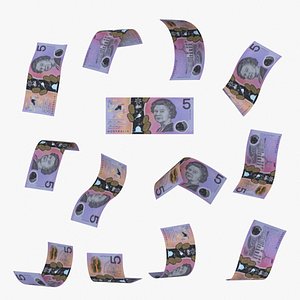 Australia 5 Dollar Falling Notes