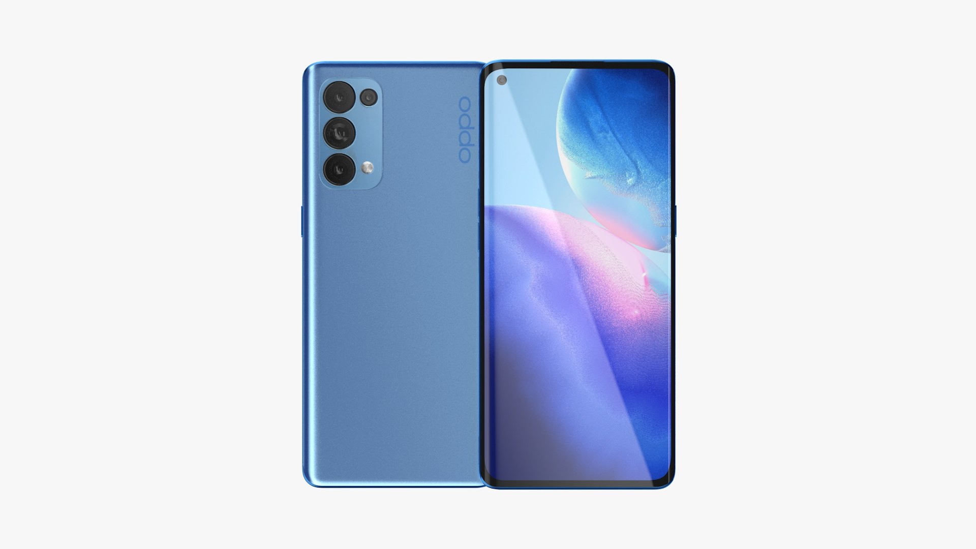 oppo reno 5 pro 3d view