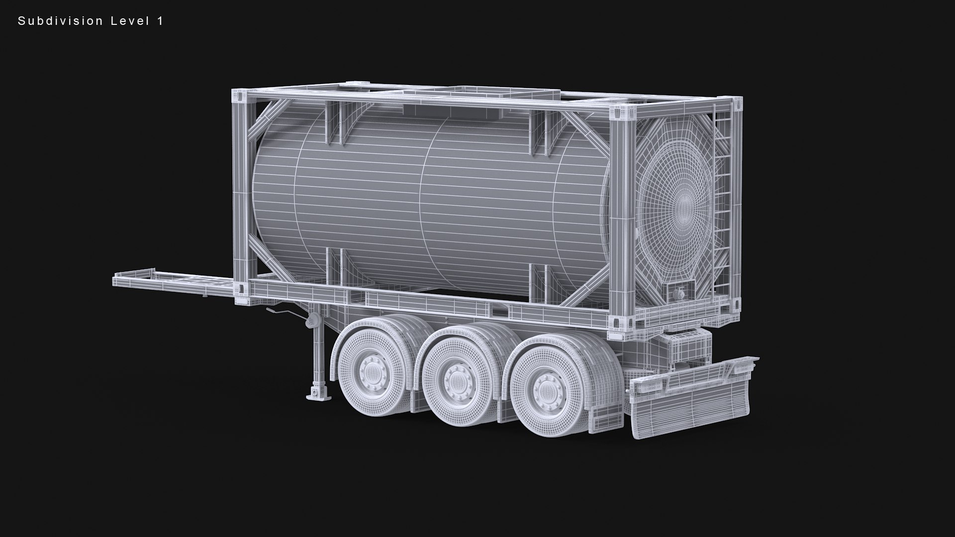 Truck Iso 20 Tanker 3D Model - TurboSquid 1552171