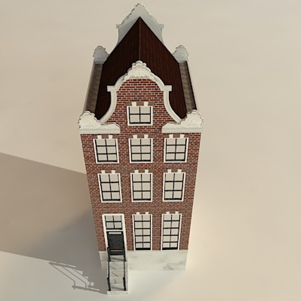 3d model dutch house