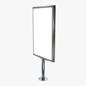 3D model Street Billboard