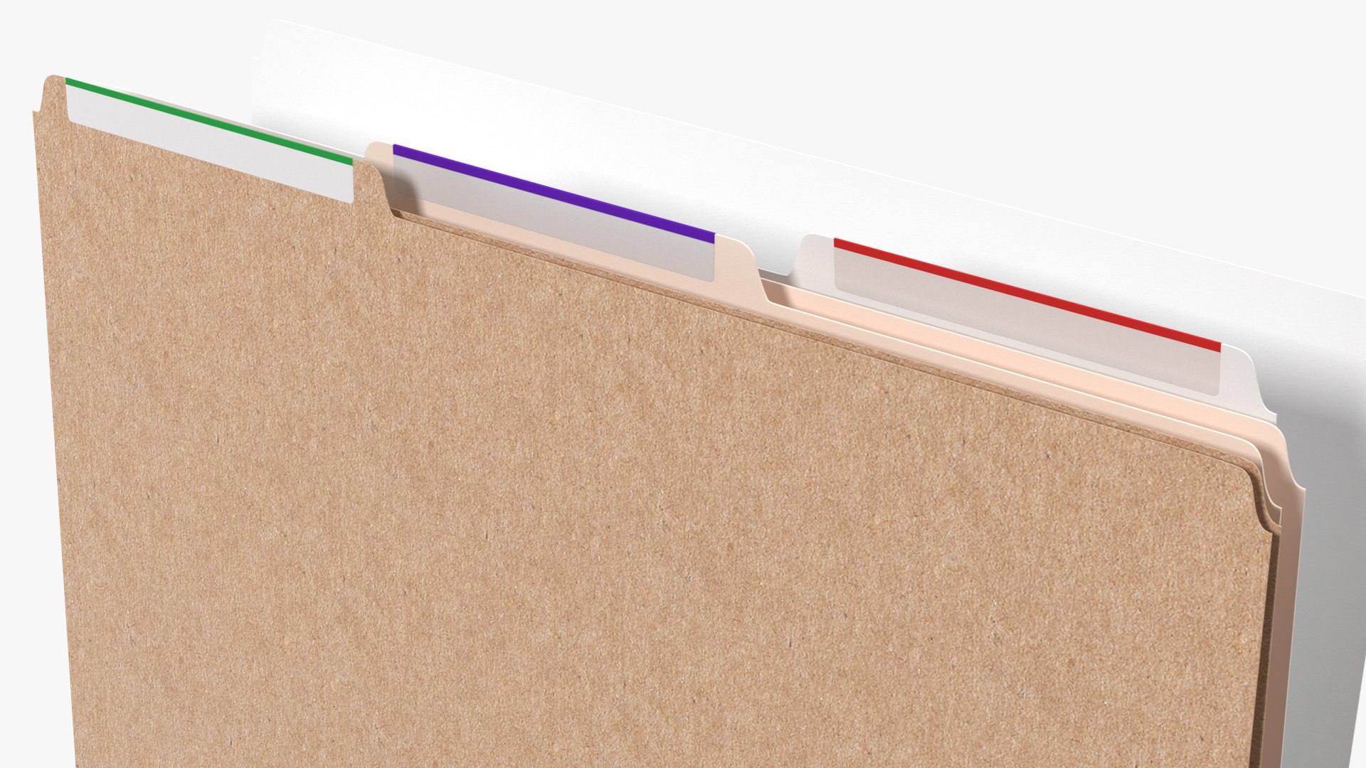 3D Colored Cardboard File Folder - TurboSquid 1797882