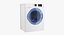 3D model samsung white load dryer