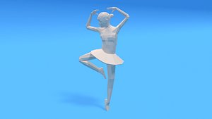 3D ballerina girl