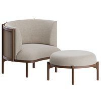 Sideways Lounge Chair by Carl Hansen