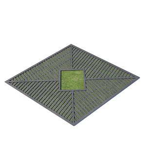 New York Tree Hole Cover Of Steel Grating