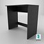 3D Compact Study Table Work Desk Realistic 3D Model