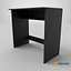 3D Compact Study Table Work Desk Realistic 3D Model