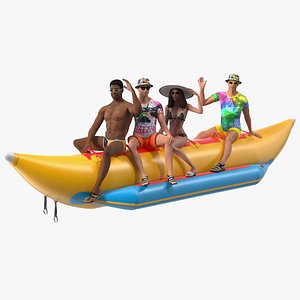 Banana Boat With People