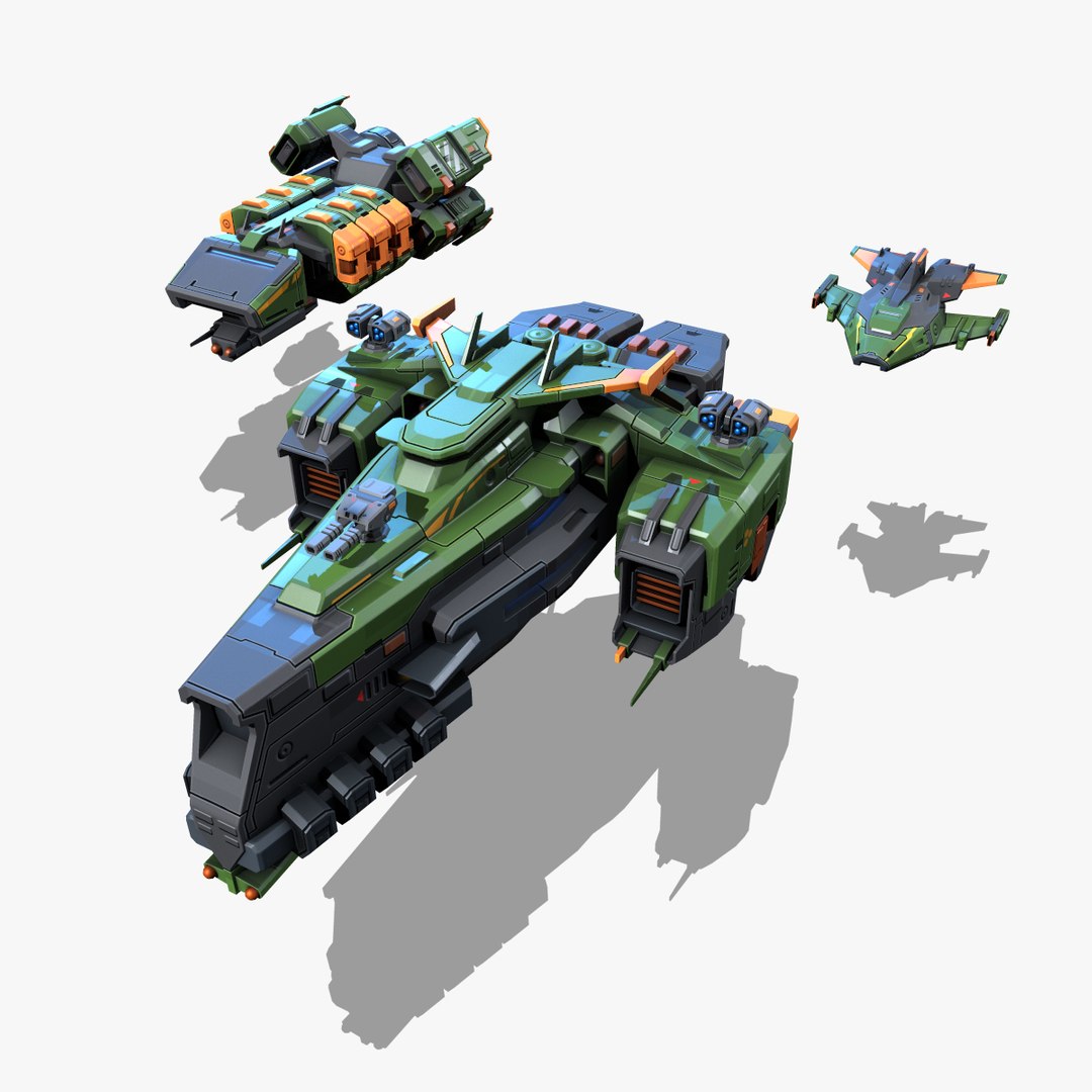 RTS Space Games Vol - 01 3D Model - TurboSquid 1722199