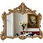 Classic Vintage French Wall mirror in elegant Baroque gold frame 3D model