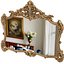 Classic Vintage French Wall mirror in elegant Baroque gold frame 3D model