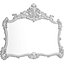Classic Vintage French Wall mirror in elegant Baroque gold frame 3D model