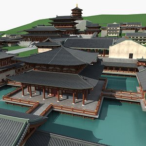 3D model temple