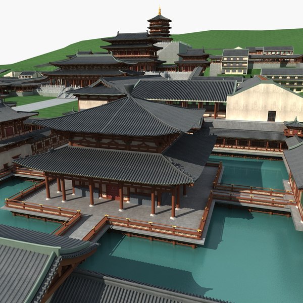 霊源寺3Dモデル - TurboSquid 1671470