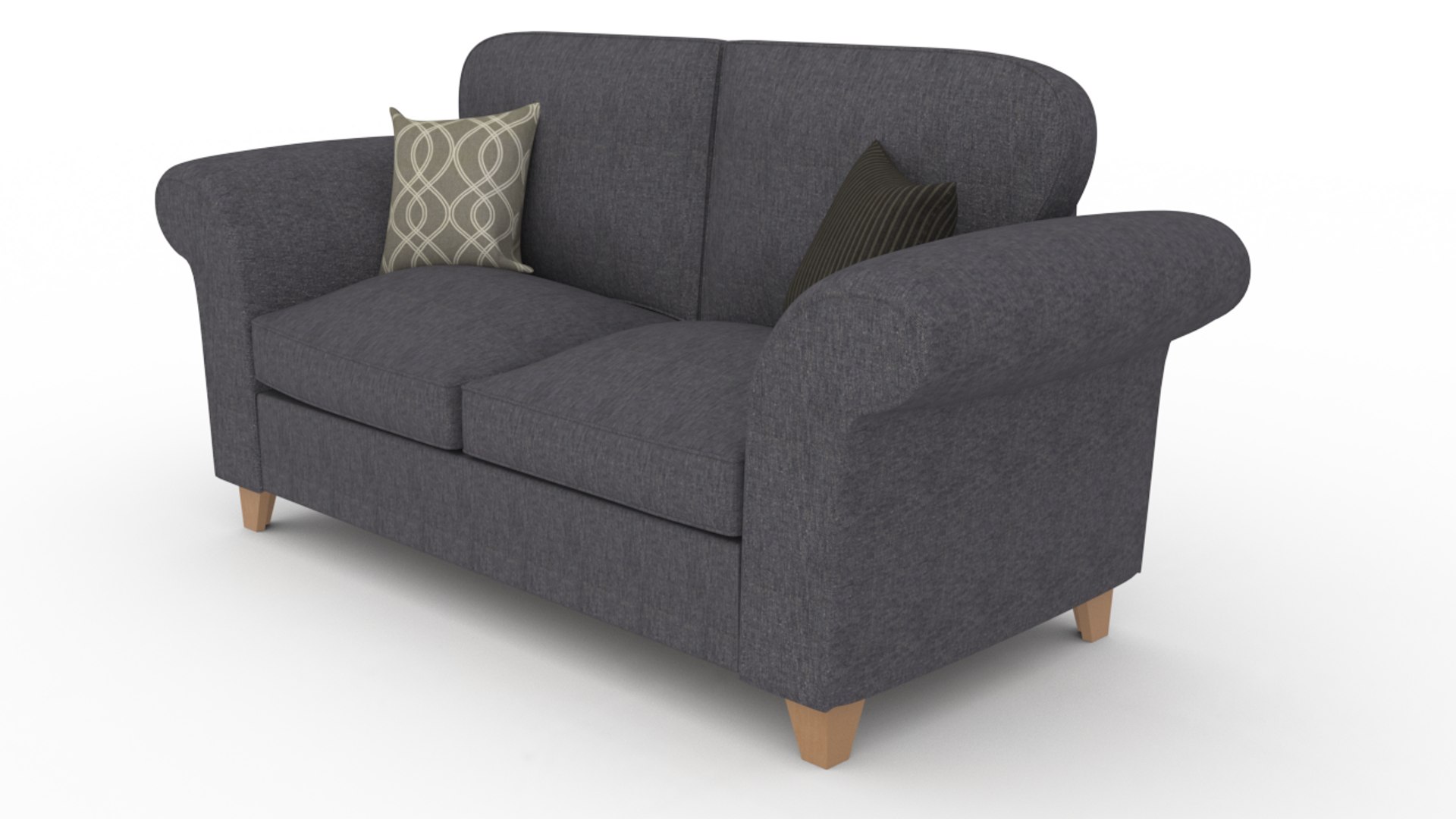 3D Model Angelic Sofa 2 Seater TurboSquid 1245121
