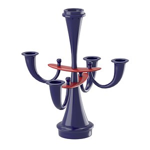 3d modern bending candleholder model