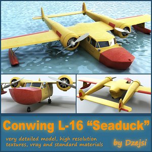 3d conwing l-16 sea duck