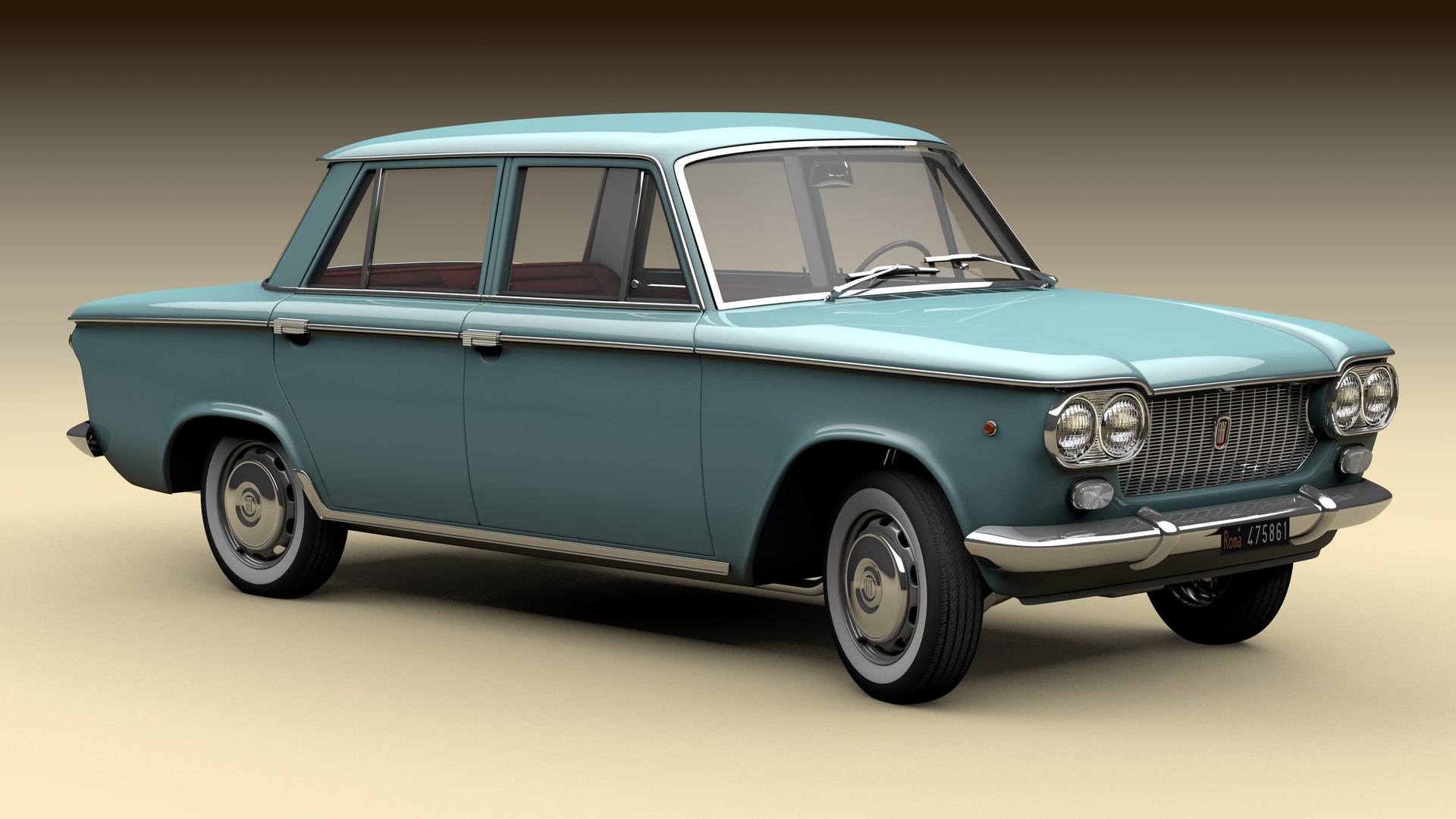 3D 1300 Fiat - TurboSquid 1467358