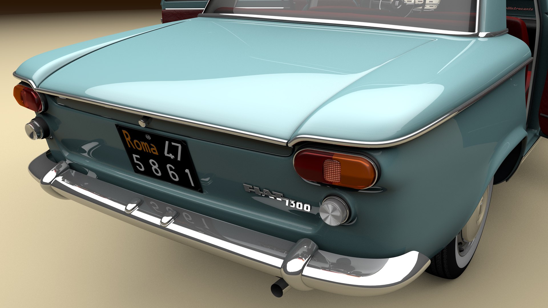 3D 1300 Fiat - TurboSquid 1467358