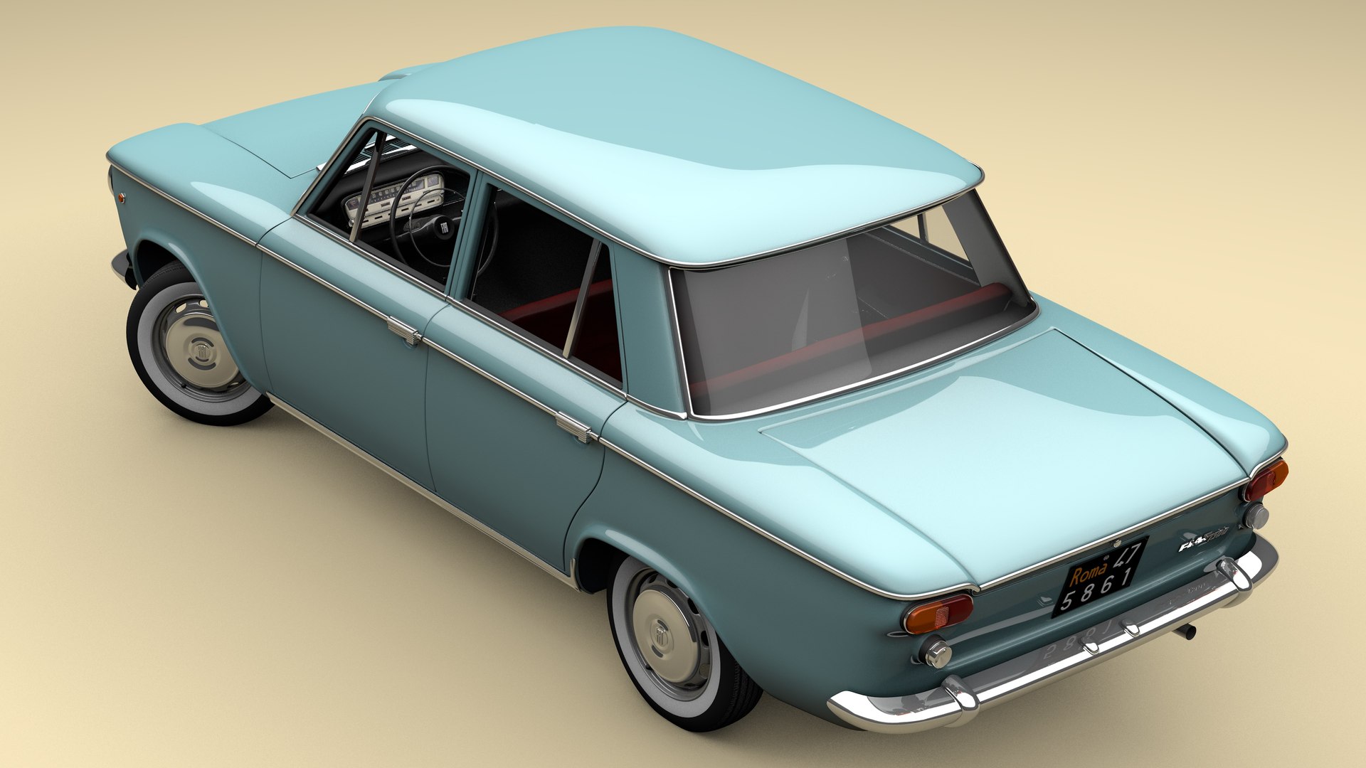 3D 1300 Fiat - TurboSquid 1467358