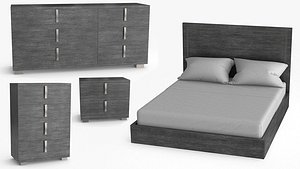 Nostle Furniture Bedroom Collection 3D model