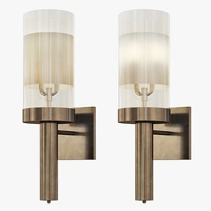 3D 1stdibs Large Bronze Single Arm Sconce model