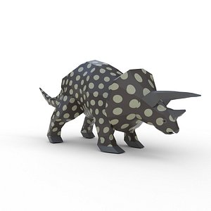 triceratops dinosaur 3D model