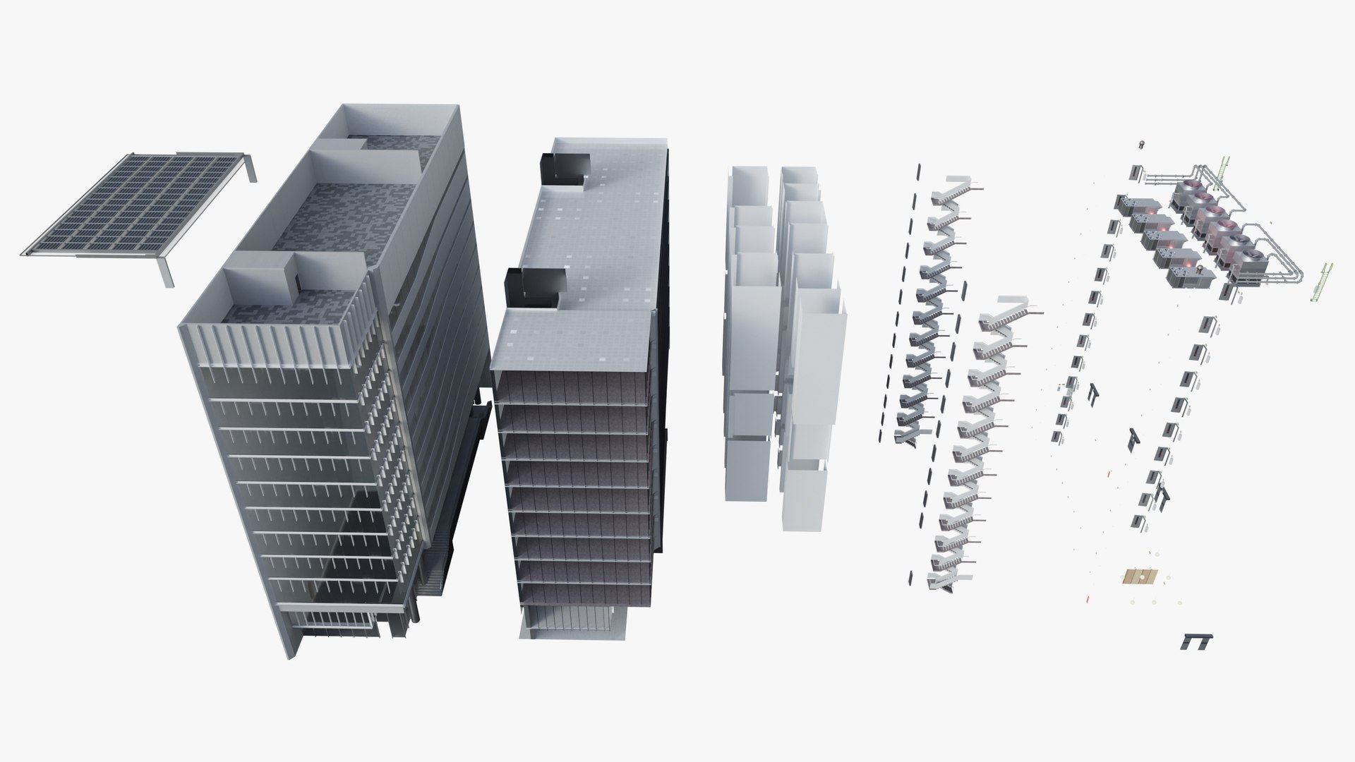Modular City - Building AS08 3D Model - TurboSquid 2073081
