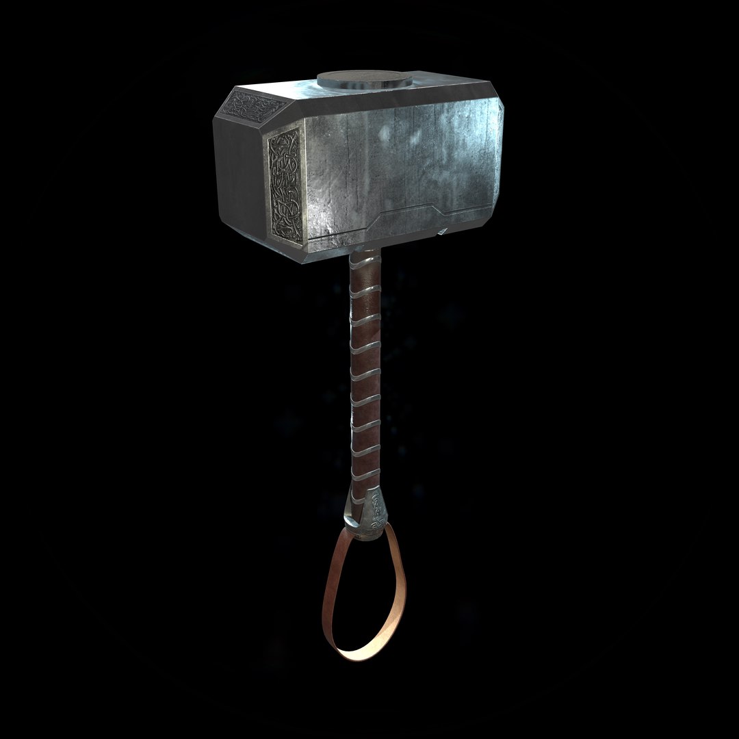 3D Hammer Mjolnir Thor - TurboSquid 1562285