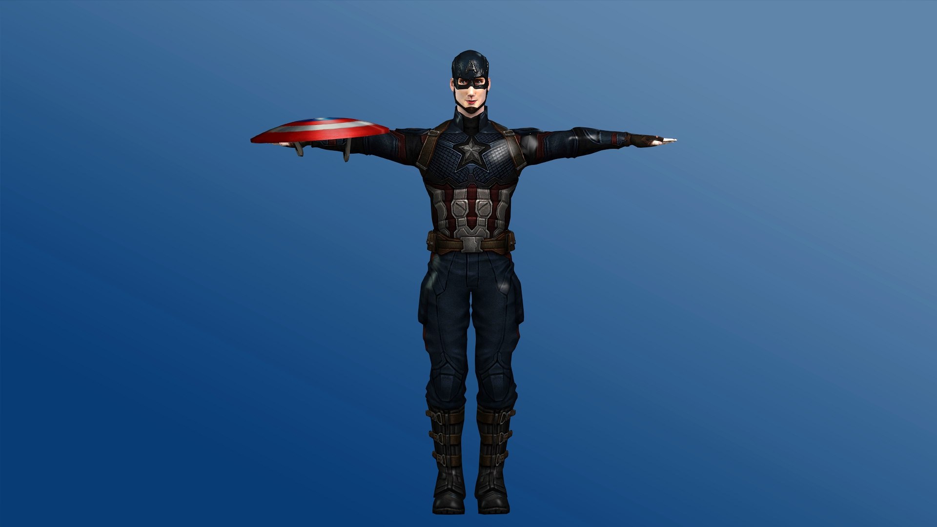 Captainamerica Rigged Model - TurboSquid 1702336