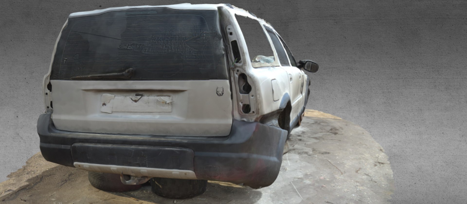 3D Wrecked Car - TurboSquid 1693822