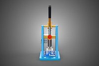 MINI MANUAL VERTICAL HAND LEVER PRESS INJECTION MOULDING PLASTIC
