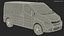 cargo van cars 3D model